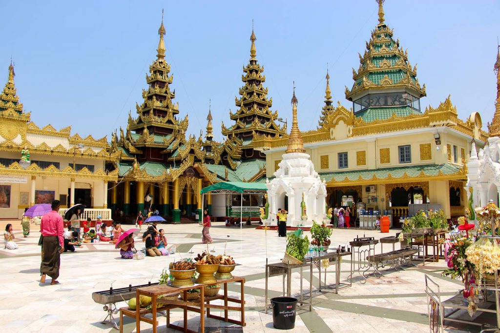 Shwedagon Pagode Tempelanlage
