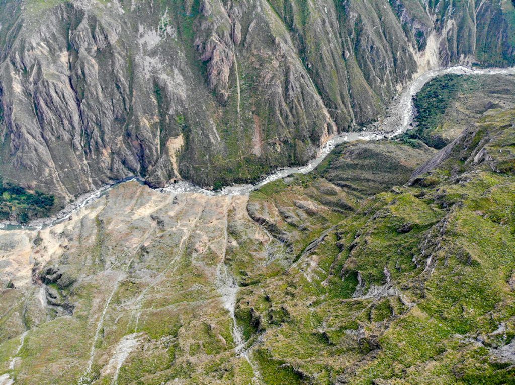 Colca Canyon aus der Luft