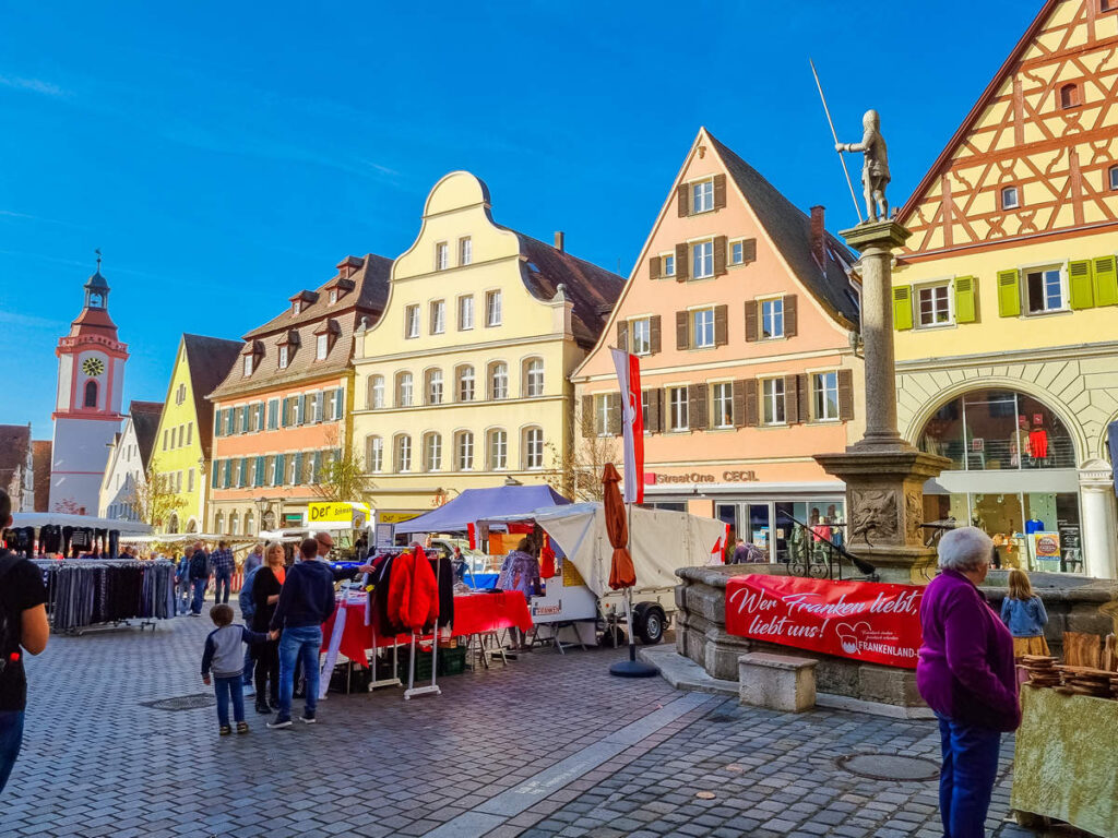 Marktplatz Weißenburg in Bayern