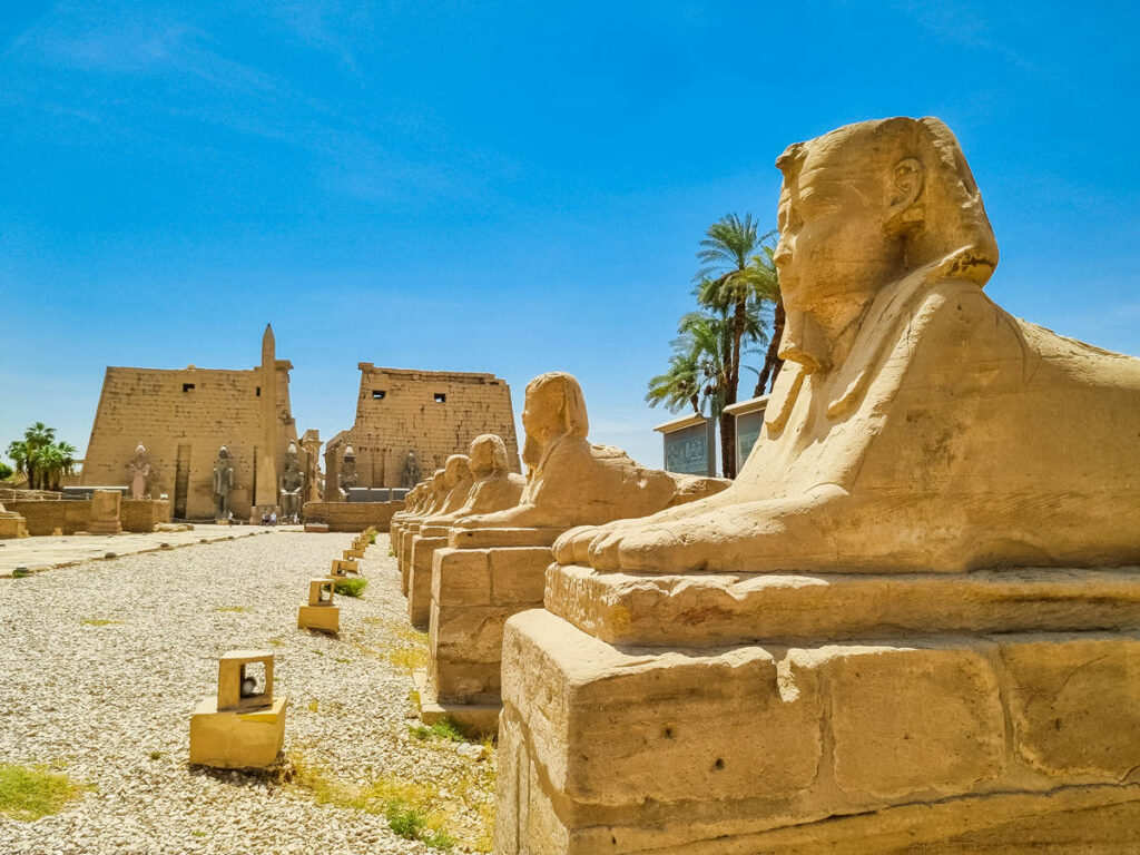 Sphinx-Allee Luxor