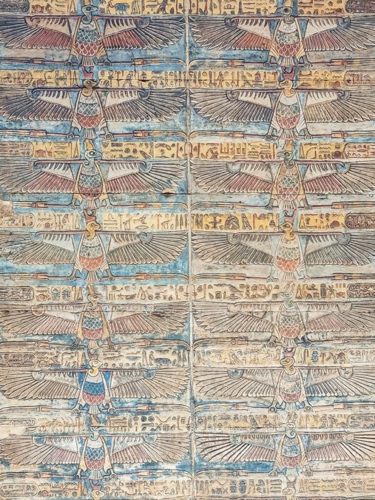 Decke Tempel von Esna