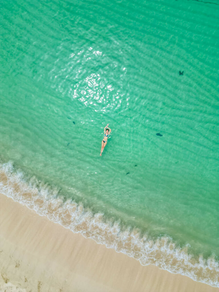 Playa Juan Dolio Drohnenaufnahme