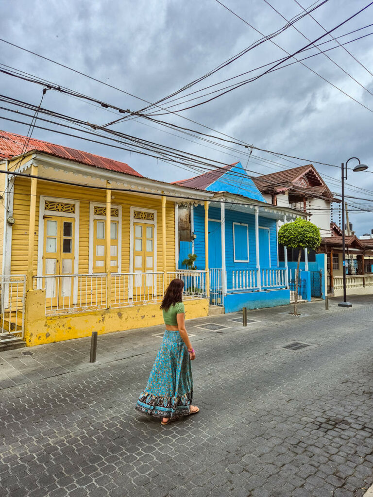 Bunte Häuser in Puerto Plata