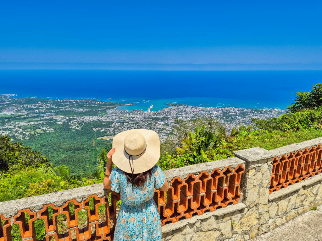 Blick auf Puerto Plata von dem Nationalpark Isabel De Torres