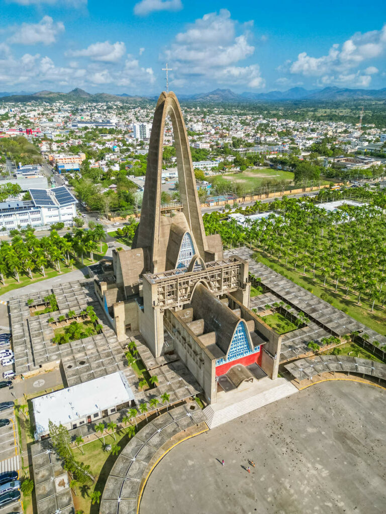 Basilika von Higüey aus der Luft