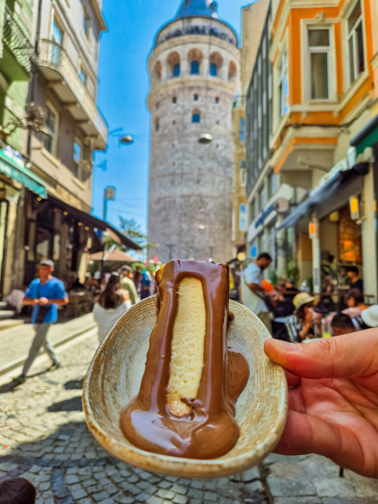 Käsekuchen Galata Tower