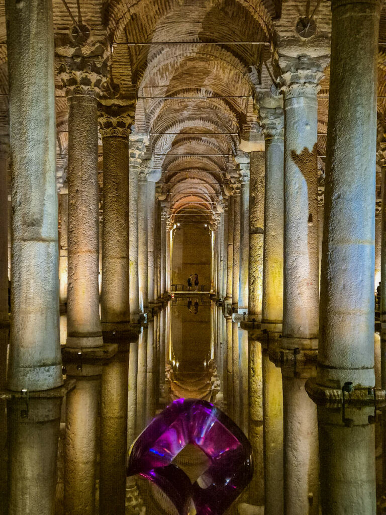 Versunkener Palast in Istanbul