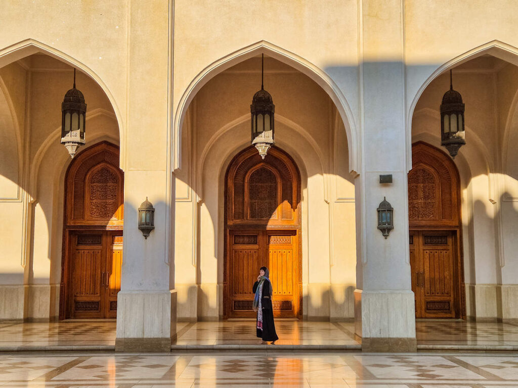 Sultan Qaboos Moschee in Salalah, Oman