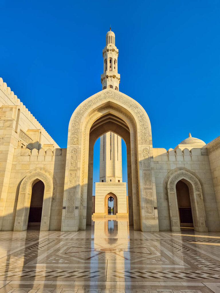 Sultan Qaboos Grand Mosque in Muscat