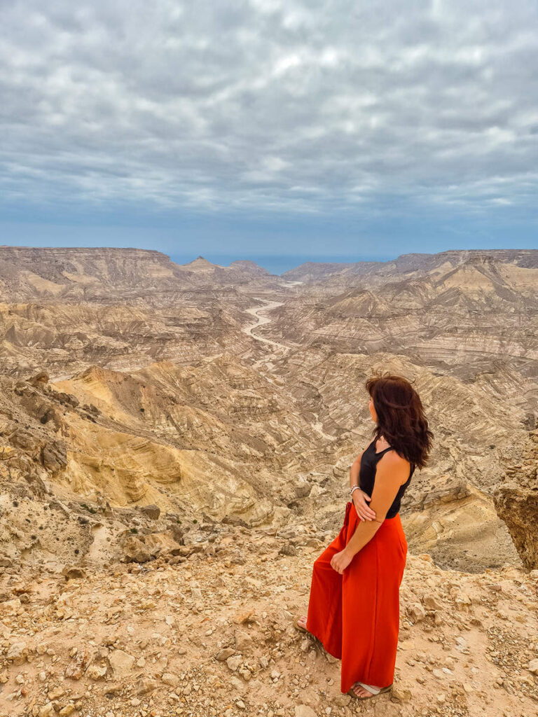 Schlucht Küste Oman