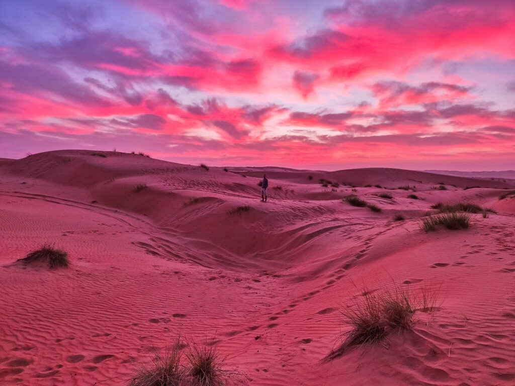 Wahiba Sands Sonnenaufgang